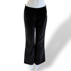 Vintage Kenar Black Velvet Bell Bottom Pants Size 4